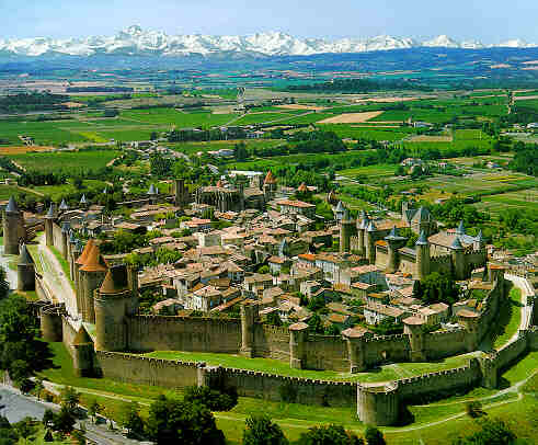 Die befestigte Stadt Carcassonne