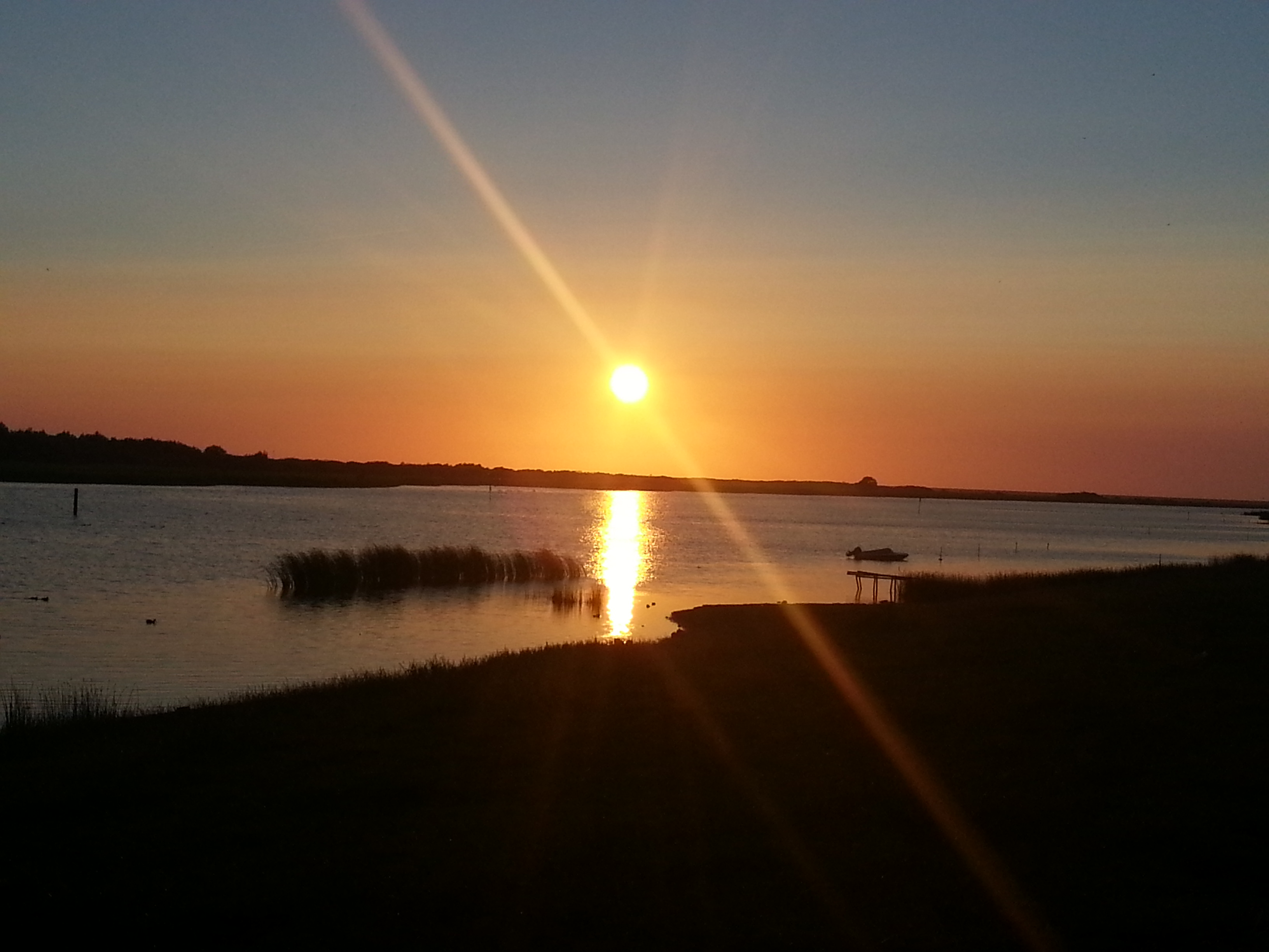 Sonnenuntergang am Ijsselmeer