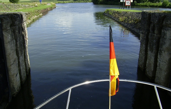 Hochwassertore sind sehr schmal . . .