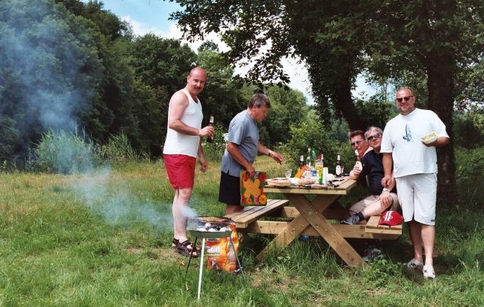 Ein gemtlicher Grillnachmittag . . .