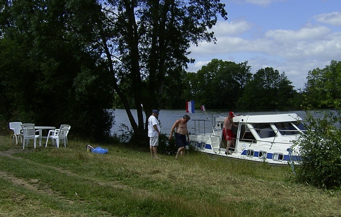 . . . ein Grillplatz an der Sane