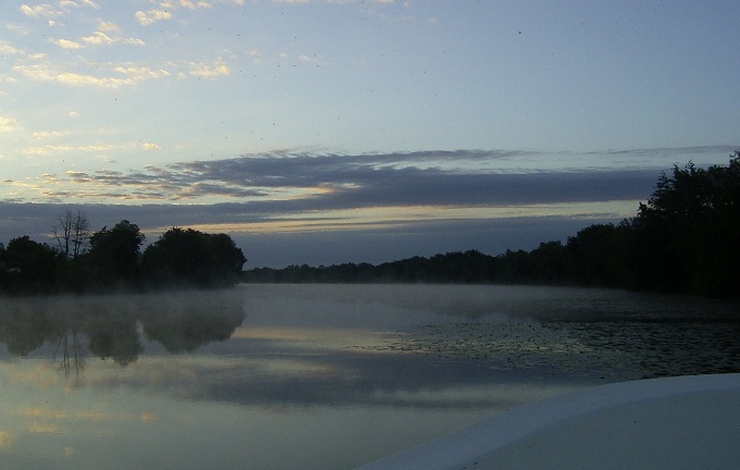 . . . Nebel ber der Sane.