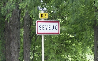 Ortsschild von Seveux