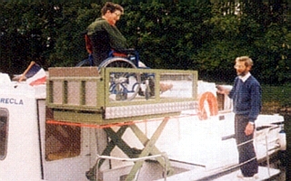 Bootslift für Rollstuhl